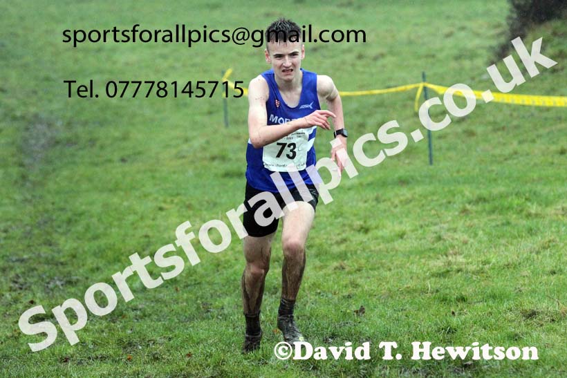 Boys under-15s, NECAA Junior Cross Country Relays, Thornley Farm, Peterlee, Saturday, December 12th. Photo: David T. Hewitson/Sports for All Pics